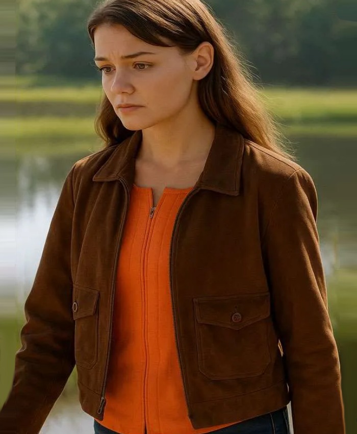 Dawson's Creek Joey Potter Brown Suede Jacket