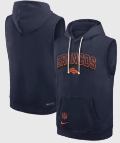 Denver Broncos Sleeveless Hoodie