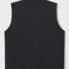 Dickies Black Quilted Canvas Vest for Men and Women