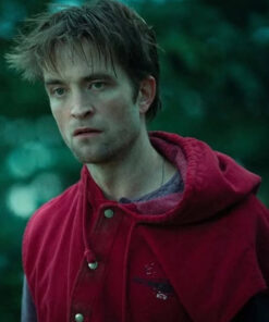Die My Love Robert Pattinson Red Hooded Vest