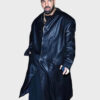 Drake Vaffanculo Black Leather Coat