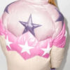 Dua Lipa Multicolor Star Puffer Jacket