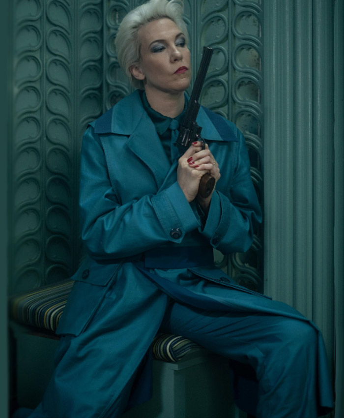 Dust Bunny Rebecca Henderson Blue Coat