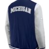 Michigan Wolverines Elements Elite Varsity Navy Full-Snap Jacket