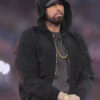 Eminem Black Cotton Hooded Jacket