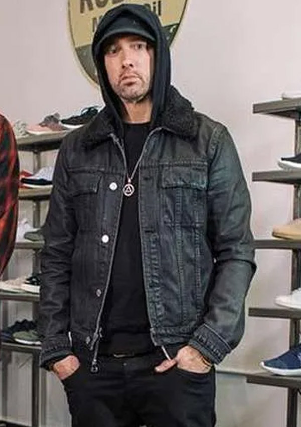 Eminem Black Denim Jacket