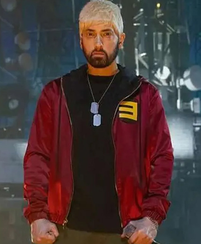 Eminem Houdini Red Hooded Jacket