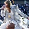 Eras Tour Taylor Swift White Military Style Tailcoat with Epaulets