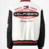F1 Joshua Pearce Black and White Racing Varsity Jacket