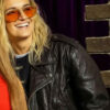G Flip Madame Tussauds Black Leather Biker Jacket