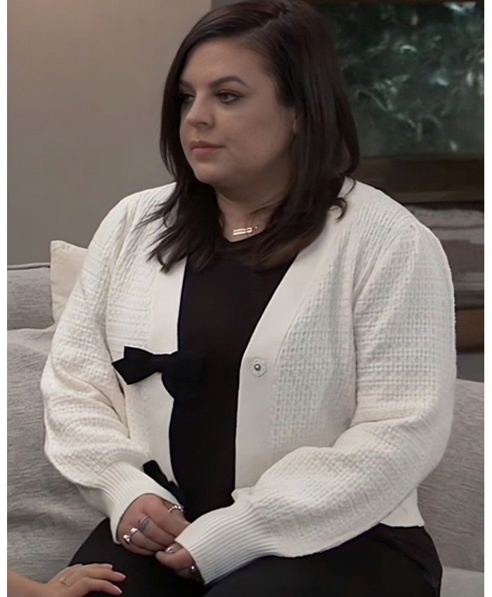 General Hospital Kirsten Storms White Cardigan