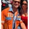 Glen Powell Kristin Juszczyk Texas Longhorns Orange Shirt