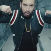 Godzilla Song Eminem Black Varsity Jacket