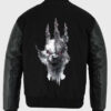 Godzilla x Kong Black Varsity Jacket