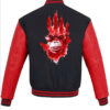 Godzilla x Kong Black and Red Varsity Jacket
