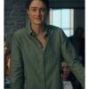 The Twisted Tale of Amanda Knox 2025 Grace Van Patten Grey Shirt