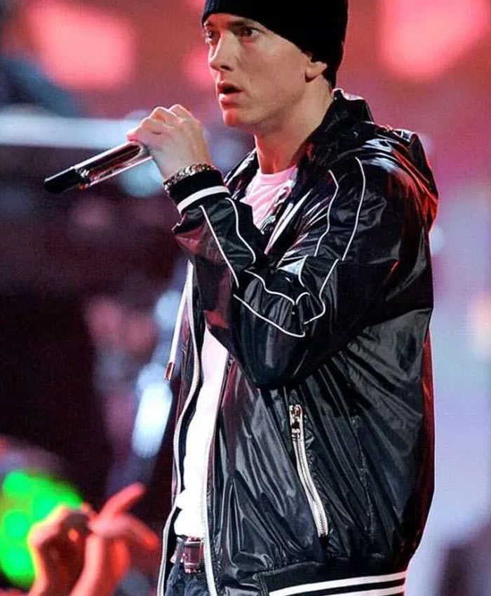 Grammy Awards Eminem Black Hooded Jacket