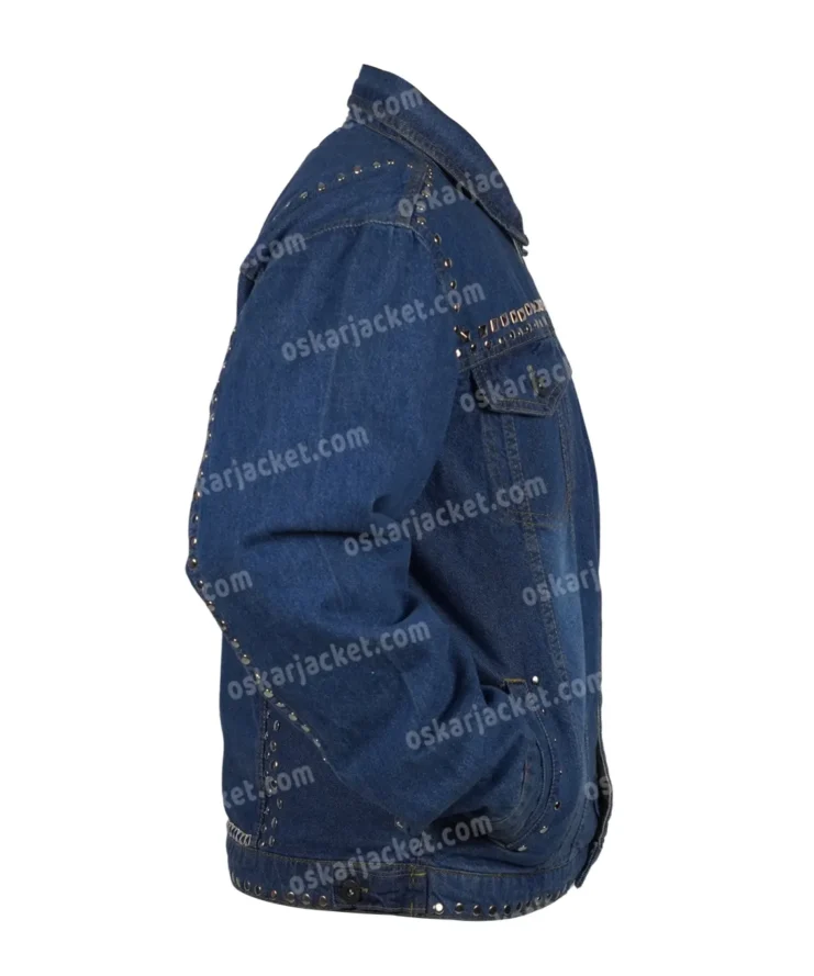 Greetings Tour Joe Jonas Mom’s Favorite New Jersey USA Blue Denim Jacket