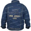 Greetings Tour Joe Jonas Mom’s Favorite New Jersey USA Blue Denim Studded Jacket