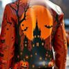 Halloween Haunted Castle Leather Jacket
