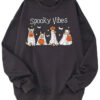 Halloween Pumpkin Spooky Vibes Sweatshirt