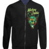 Halloween Scary Mickey Zombie Bomber Jacket Men and Women