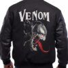 Halloween We Are Venom Black Varsity Bomber Jacket for Men