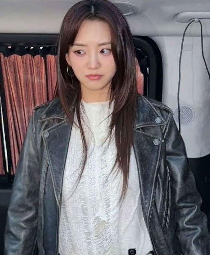 Head Over Heels Park Seong-ah Leather Jacket