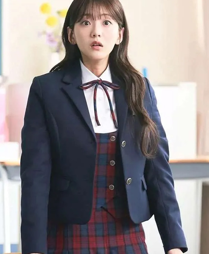 Head Over Heels Series Cho Yi-hyun Blue Uniform Blazer
