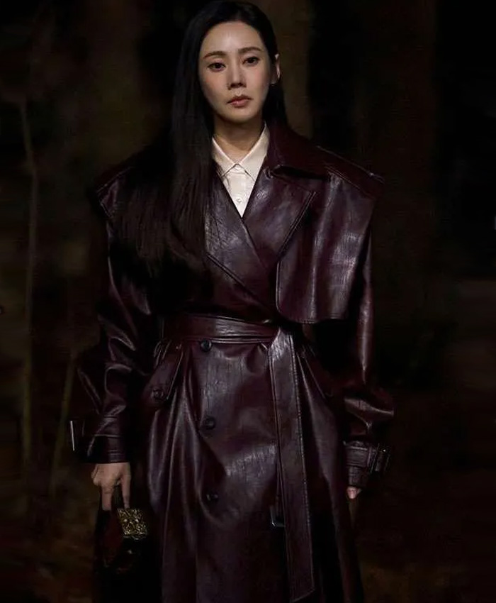 Head Over Heels Yeom-hwa Burgundy Coat