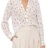 Heather Tom Bold and the Beautiful Silk White Blouse