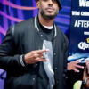 Isaiah White Him 2025 Black Varsity Jacket