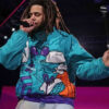 J Cole Vintage 90s Charlotte Hornets Starter Jacket