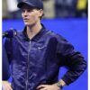 US Open Jannik Sinner 2025 Zip-Up Blue Jacket