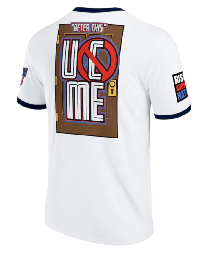 John Cena White Farewell Tour 2025 Lyon T-Shirt