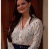 Heather Tom Bold and the Beautiful Silk Blouse