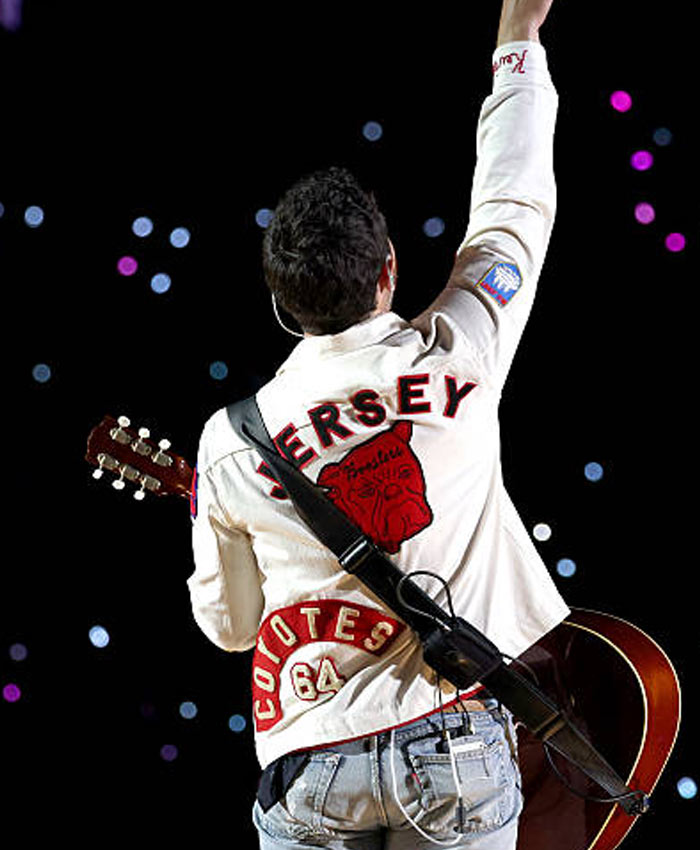 Kevin Jonas Jersey x Boosters Beige Jacket