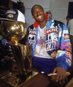 Kobe Bryant Three Peat Leather Jacket