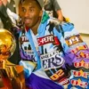 Kobe Bryant lakers 3 Peat Leather Jacket For Sale