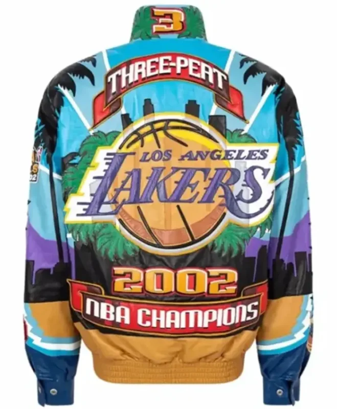 Kobe Bryant lakers 3 Peat Leather Jacket