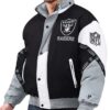 Pro Player Tape Las Vegas Raiders Black Full-Zip Hoodie Jacket