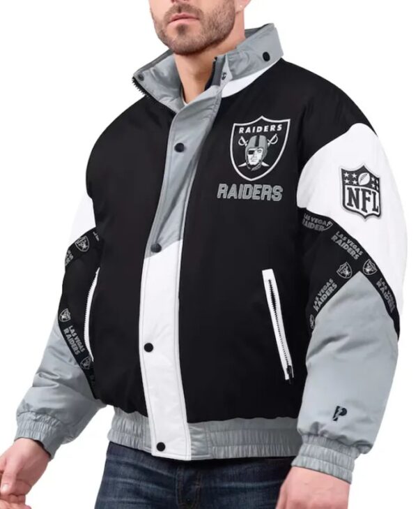 Pro Player Tape Las Vegas Raiders Black Full-Zip Hoodie Jacket