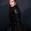 Lady Gaga Annual GRAMMY Awards Black Leather Lace Up Jacket
