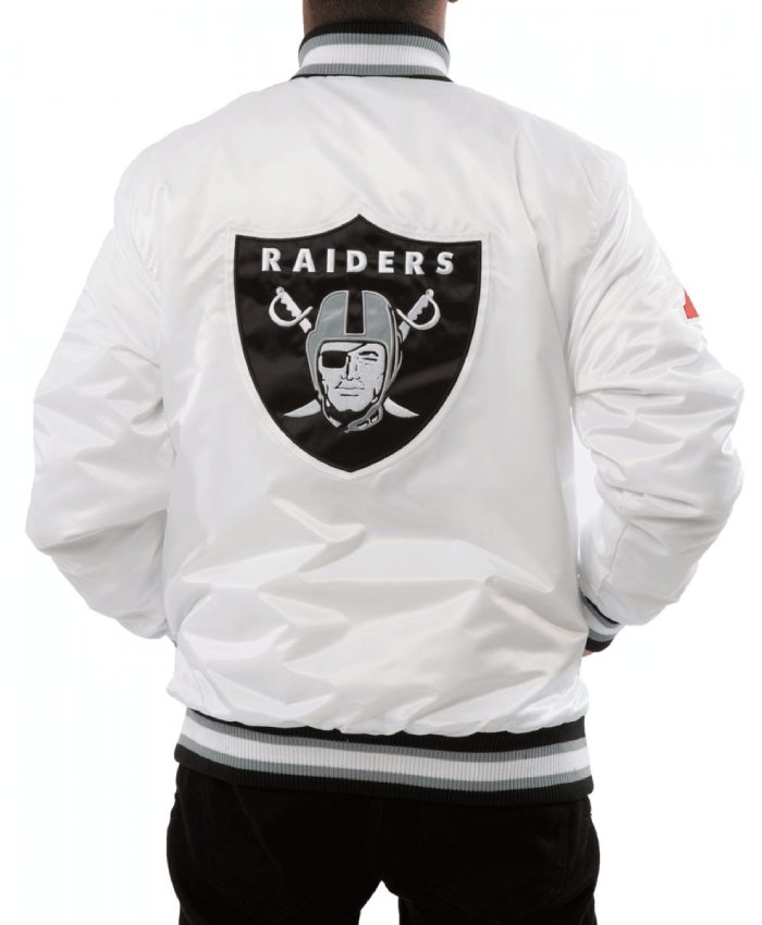 Las Vegas Aces Classic Chenille White Varsity Jacket