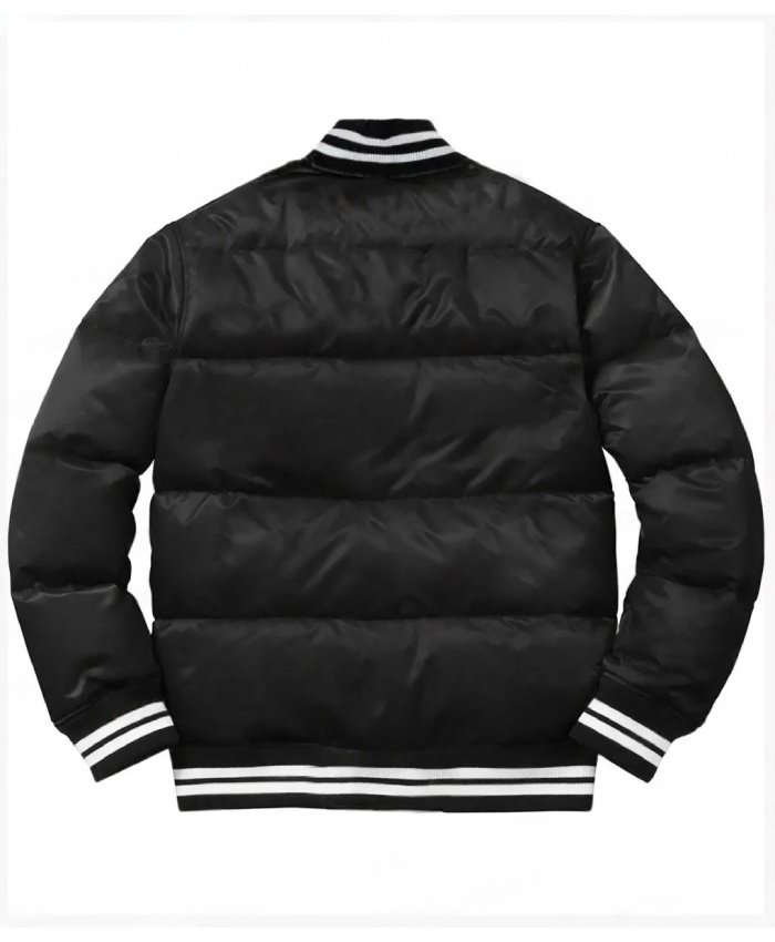 Bubble Las Vegas Raiders Black Varsity Jacket