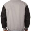 Las Vegas Raiders Poly Twill Front Hit Black and Gray Jacket