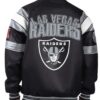 G-III Las Vegas Raiders Varsity Leather Jacket