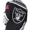 Black Las Vegas Raiders Maximum Racing Full-Snap Cotton Jacket