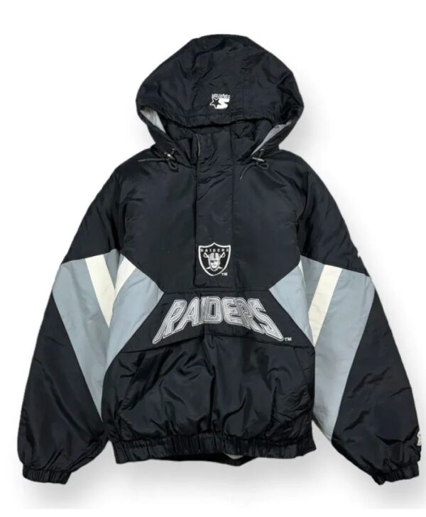 Shop LA Raiders Pullover Hooded Jacket