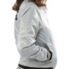 Las Vegas Raiders Starter Bomber Satin Grey Jacket For Women’s